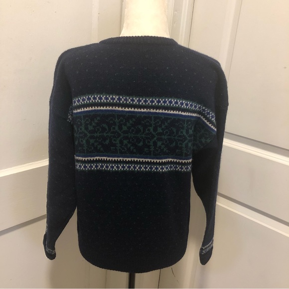 Ll Bean ladies knitted wool cardigan sweater size large - Picture 4 of 5